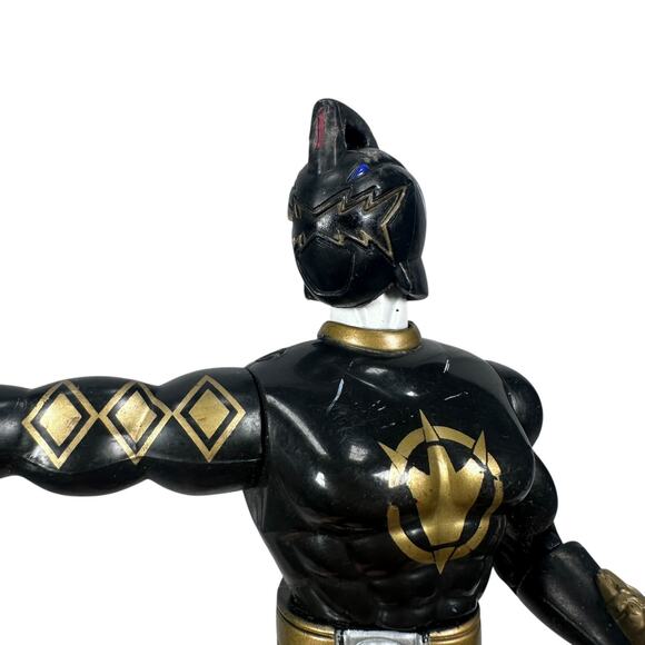 Vintage Bandai Power Rangers Dino Thunder Black Ranger Action Figure 2003 Loose - Picture 2 of 6